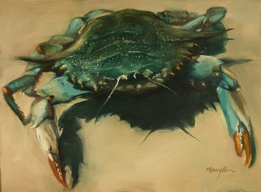 Blue Crab #1
oil on panel
6" x 8"